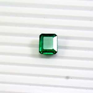 Paire d'émeraude parfaite de qualité supérieure coussin zambien pierre précieuse coupe brillante à facettes calibrée pierre précieuse en vrac pour la fabrication de bijoux - Product Image 6