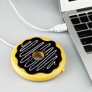 Calentador portátil de escritorio con USB, diseño de galletas, rosquilla, directa de fábrica