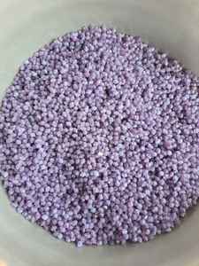 Lavande brillant larme en forme de BRICOLAGE en verre perles - Product Image 2