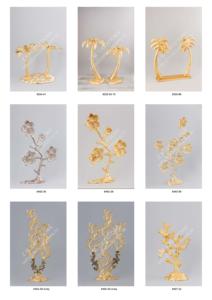 Estatuas de jardín de Metal ecológicas de última tendencia, escultura de mesa artesanal para decoración de Hotel y hogar al aire libre en caja caliente - Product Image 6