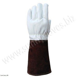 Soldador de seguridad para trabajo manual, guantes de soldadura de cuero de vaca, argón, Mig Arc Tig - Product Image 5