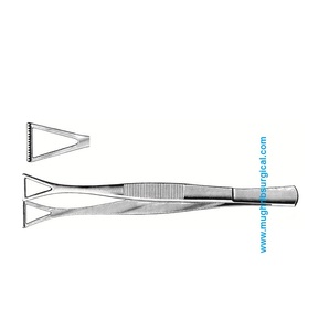 Fórceps de agarre Collin-Duval de alta calidad, fabricante y exportador de instrumentos quirúrgicos de 14mm y 20cm - Product Image 1