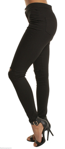 Jean en Denim blanc, tenue décontractée pour femme, Style à la mode, nouvelle collection - Product Image 3