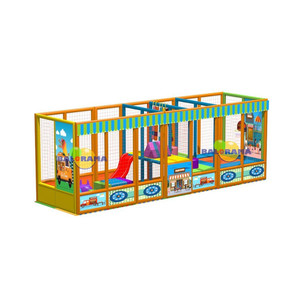 อาหารจานด่วน Softplay Ball สระว่ายน้ำสนามเด็กเล่น7X2X2.5เมตร - Product Image 1