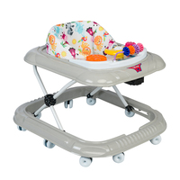 Dido BR 5525 2025 Trotteur bébé pliable moderne en plastique, jouet éducatif, table de jeu, plateau d'apprentissage de la marche et de l'alimentation pour tout-petits, avec butée haute