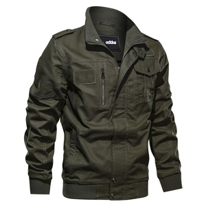 Men's <b>Winter</b> Bomber <b>Jacket</b> Stand Collar Customizable Private Label Your Own Logo Waterproof & Windproof OEM Service New - Product Image 4