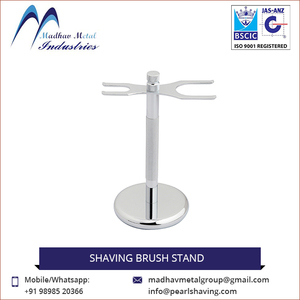 Support pour brosse à raser en laiton et métal de haute qualité Pearl - Vente en gros au prix d'usine - Product Image 2