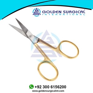 Tijeras de manicura curvadas para hombres y mujeres, cortador de uñas y cutículas, cuchillas de corte de flequillo y barba afilada - Product Image 6