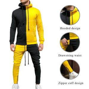 Chándal de tela de lana de algodón a la moda con cremallera completa, chándal de forro lateral XXL/XL de temporada de invierno con logotipo a la venta - Product Image 1