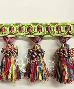 Handmade Classical Tassel Fringe Bulk Supplier And Manufacture By Refratex India Made in India for Best Quality And Low Price