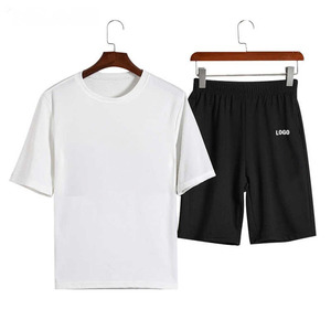 ชุดเสื้อและกางเกงวิ่งขาสั้นสำหรับผู้ชาย,ชุดเสื้อแขนสั้น2ชิ้นแบบสั่งทำ - Product Image 4