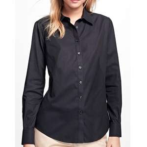 New Design High Quality Formal <b>Black</b> Casual <b>Shirt</b> <b>for</b> <b>Women</b> From Bangladesh - Product Image 1