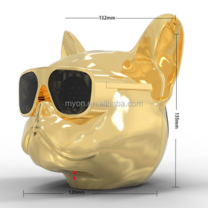 <span class=keywords><strong>Parlantes</strong></span> Bluetooth Bulldog Altavoz para regalo Deep Bass inalámbrica altavoces radio telescopio Cámara Altavoz de Audio - Product Image 1