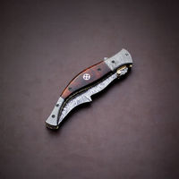 Couteau pliant en acier damas couteau de chasse de survie en plein air multi-outils couteaux de camping aux prix de gros