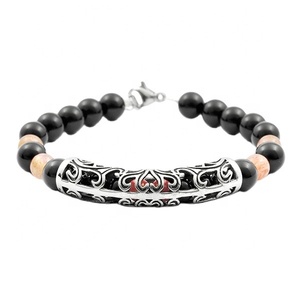 Pulsera de cuentas de corazón de aniversario de moda para mujer - Product Image 1