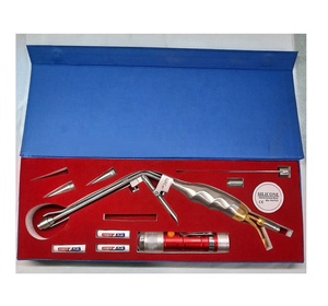 Nieuwe Aangepaste A-1 Hemorrhoidal Zuig Ligators Fiber Optische, Dubbele Kop 11Mm & 13Mm, haemorrhoid 'S Siliconen O Ring, Batterij