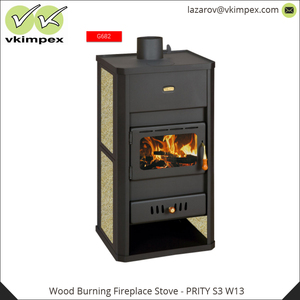 Autoportante 490x460x930mm 4.7 kg/h Consommation Foyers Au Bois Poêle - Product Image 4