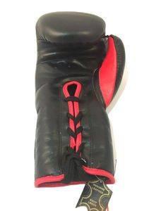 ถุงมือมวยหนัง PU สีดำสีแดง12ออนซ์16ออนซ์ปลอดภัยสำหรับฝึกศิลปะการต่อสู้สไตล์ไทยสำหรับผู้ใหญ่โลโก้ OEM - Product Image 3
