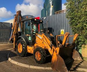 Mini MINICARGADORA con cargador frontal y excavadora trasera para trabajo de motor de tractor retroexcavadora - Product Image 3