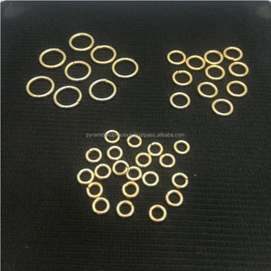 Anneaux de saut ouverts finition or, bijoux en métal, 200 pièces - Product Image 4