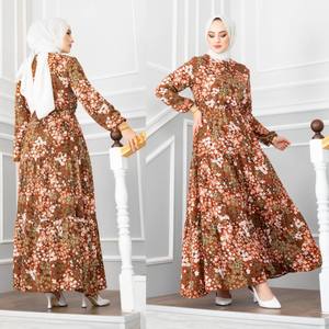 อาบายาคาฟตานเสื้อผ้าอิสลามสำหรับผู้หญิง,เสื้อคลุมกิโมโนสไตล์ดูไบอาหรับมุสลิมแฟชั่นอิสลามชุดเดรสเรียบง่ายคุณภาพสูงจากตุรกีสำหรับฤดูกาลใหม่ - Product Image 4