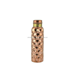 Botella de agua de cobre hecha a mano, nuevo diseño, precio al por mayor - Product Image 3