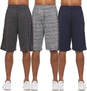 Shorts d'entraînement décontractés pour hommes 100 % coton, respirants, séchage rapide, personnalisables, pour basketball et plage, motif uni, toutes couleurs, tailles XS - Product Image 4