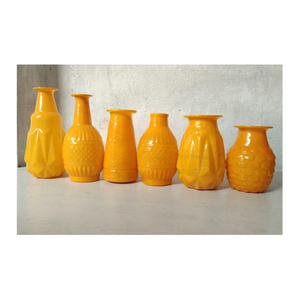 Best Selling <b>Small</b> Colorful Glass <b>Vase</b> Tabletop Decorating Bud Glass <b>Vase</b> At Competitive Market Price - Product Image 1