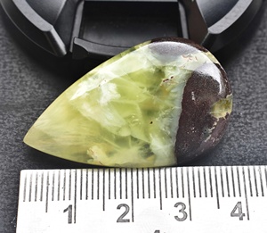 Yellow Prehnite Cabochon Unique <b>Pattern</b> Bio Color Prehnite Gemstone For Jewelry Custom Shape and Size Wholesale Yellow Prehnite - Product Image 5