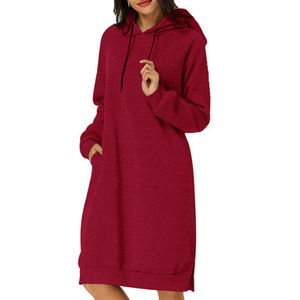 Sudadera con Capucha Corta Personalizada de Alta Calidad para Mujer, Informal, Holgada, de Manga Larga, Forrada con Forro Polar de Nailon, Estampada, para Invierno - Product Image 3
