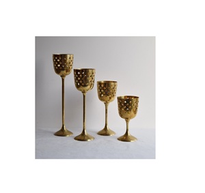 ทองเหลืองดาวสลักโบสถ์ CHALICE โบสถ์อุปกรณ์ Brassworld อินเดีย - Product Image 1