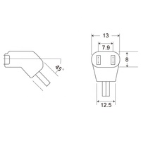 Piezas de Cable de Alimentación STK SL-F03 para Ventiladores, Hechas en Taiwán para Plantas de Manufactura
