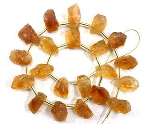 หินอัญมณีสีเหลืองซิทรินธรรมชาติ21ชิ้น,เครื่องประดับด้านข้างขรุขระรูปทรงไม่สม่ำเสมอสำหรับเดือนพฤศจิกายน - Product Image 1