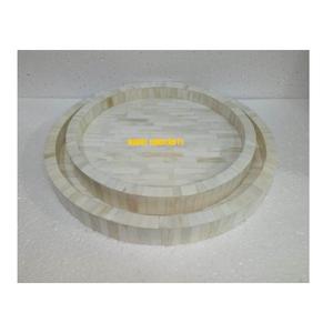 Plateau de service pour décor de maison EID, artisanal en bois, 1 pièce, plateau de cuisine, cadeau, plateaux arabes pour RAMADAN - Product Image 1