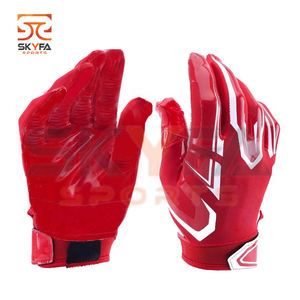 Gants de football américain professionnels personnalisés de haute qualité avec doigts Gants de sport - Product Image 6