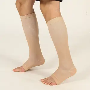 2023 sıcak satış kadın kızlar tosocks örme uzun bacak ısıtıcısı buzağı ayak bileği diz çorap korumak spor çoraplar