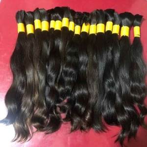 Cabello ondulado natural indio virgen crudo sin procesar con cutículas alineadas Grado de cabello Remy hecho de cabello humano - Product Image 4