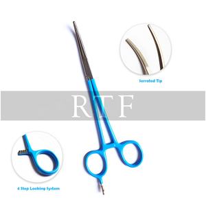 คีมเชื่อมต่อ x4mm แบบโค้ง8.5 "คีมหลอดเลือดแดงผูกขาดสเตนเลสสตีลแมนนวล/ไฟฟ้า3เมตรสายซิลิกอน - Product Image 6