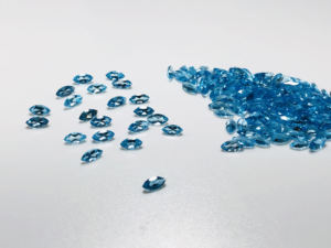 Topaze bleue suisse naturelle 3x6mm Marquise à facettes (toutes les tailles disponibles) belle pierre précieuse naturelle à facettes en vrac pour bijoux - Product Image 5
