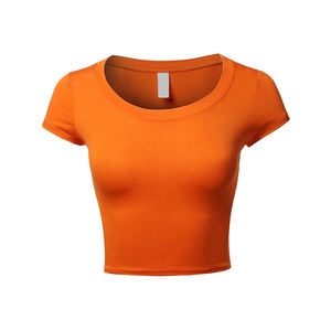 Camisetas cortas de gran tamaño para mujer, mejor calidad, hacer tu propio logotipo, servicio ODM, fabricante superior, nuevas - Product Image 4