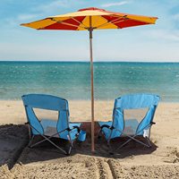 Chaise de plage basse pliable légère avec dossier en maille pour le camping, la pelouse, sac de transport inclus, supporte 250 livres