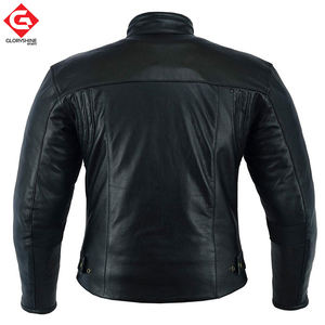 Veste de moto en cuir à la mode pour hommes, équipement de course de haute qualité, veste de moto avec protège-genoux et coudes, au prix de gros - Product Image 4