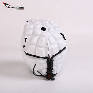 Casco de rugby de carcasa blanda con diseño personalizado, casco deportivo de seguridad con diseño de logotipo facial - Product Image 3