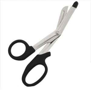 กรรไกรตัดแผล,กรรไกรอเนกประสงค์มีด้ามจับพลาสติกสีส้ม - Product Image 6