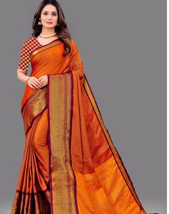 Beautiful Rich Pallu & Jecquard Work and Unique <b>Style</b> Designer Beuiful Colours Silk Saree Manufacuring by Surat - Product Image 1