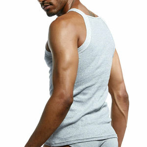Mens Cotton Tank Top Stringer Vest Undershirt Workout Shirt Vest Tops with Latest Design Ideas on <b>Cheap</b> Prices Made in Pakistan - Product Image 4