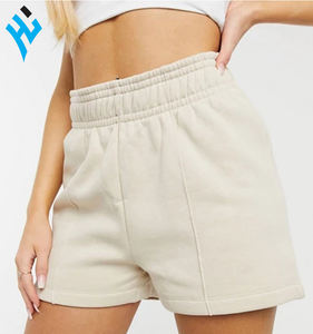 Short de survêtement avec Logo personnalisé pour femmes, culotte confortable, en coton lourd, vêtements de Yoga et de Fitness, vente en gros, - Product Image 1