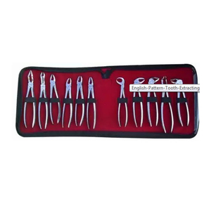 2026 Ensemble de forceps manuels robustes pour extraction dentaire, modèle anglais, en acier inoxydable japonais de qualité A+, instruments dentaires - Product Image 1