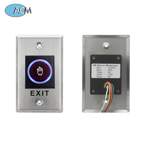 Dokunmatik anahtarı kızıl ötesi sensörü basma düğmeleri yok dokunmatik kızılötesi kapı çıkış açma düğmesi - Product Image 2