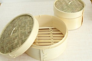 Juego de Cestas de Bambú Premium para Cocinar al Vapor, Hechas a Mano, Naturales, para Restaurante, Dim Sum, Dumplings, Arroz - Macy - Product Image 2